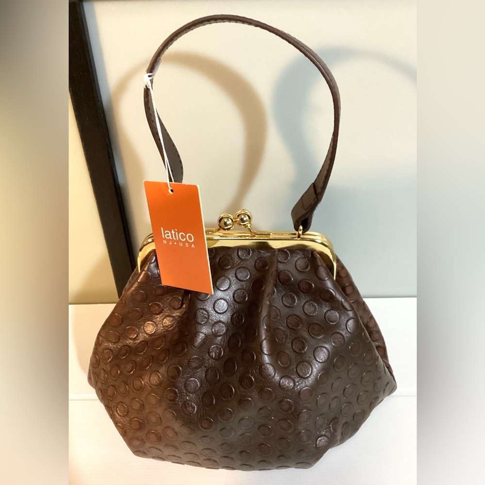 NEW Latico NJ leather handbag.